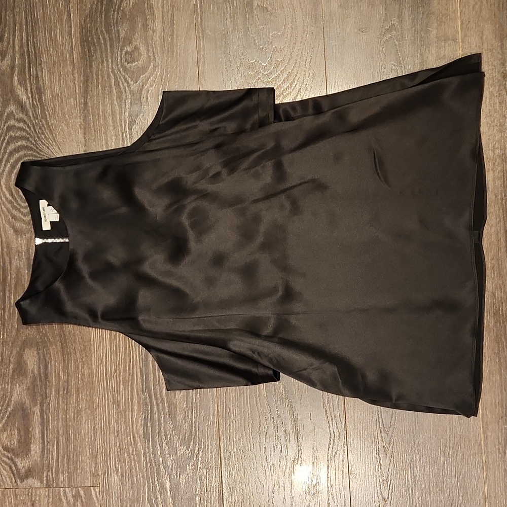 ❤️ NWOT! HELMUT LANG SILK / SATIN LAYERED SLEEVELESS TOP, LARGE - Picture 3 of 14